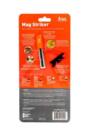 SOL Mag Striker w/Tinder Cord - Sportinglife Turangi